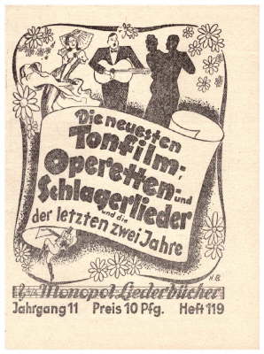 Monopol_119_Die neuesten Tonfilm-, Operetten- und Schlagerlieder
